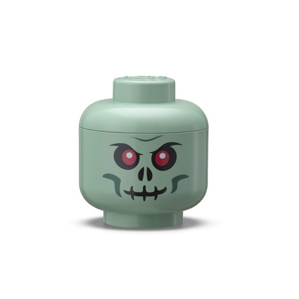 LEGO Glava za odlaganje (mini): Zeleni kosturko