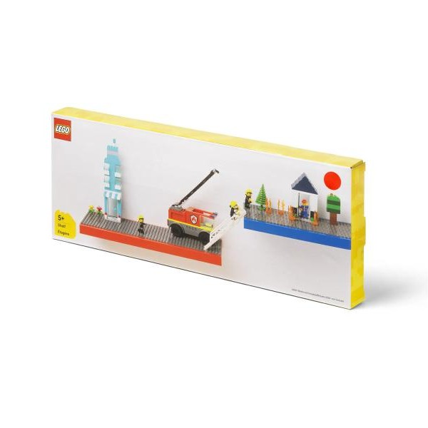 LEGO Polica sa podlogom za gradnju - crvena