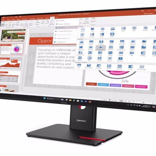 LENOVO ThinkVision T27-40 (Eclipse Black) FHD IPS 120Hz, USB C (64A5MAR6EU)