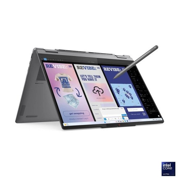 LENOVO Yoga 7 2-in-1 14ILL10 (Luna Grey) 2.8K OLED Touch, Ultra 7 258V, 32GB, 1TB SSD, bez punjača (83JQ00EEYA)