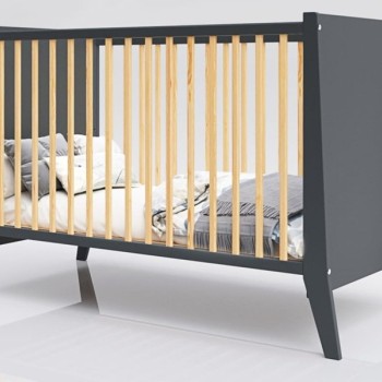 LETTINO Cosmo krevetac 120x60 Antracit pine