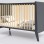 LETTINO Cosmo krevetac 120x60 Antracit pine