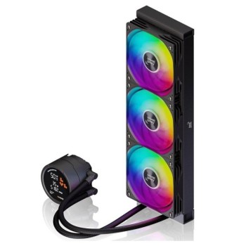 LevelPlay Combat Liquid 360 HUD AIO crno vodeno hladnjenje sa ekranom KRW-H13NN-20APN-GN1