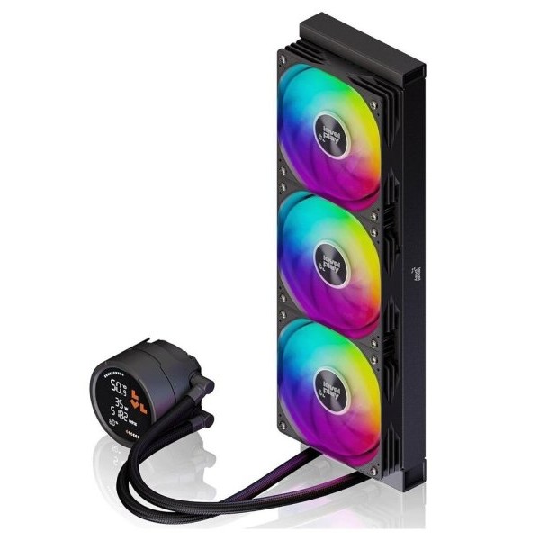 LevelPlay Combat Liquid 360 HUD AIO crno vodeno hladnjenje sa ekranom KRW-H13NN-20APN-GN1