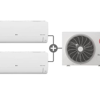 LG 2 in 1 DUALCOOL Fiksni Multi 2,6 + 3,5 kW klima uređaj
