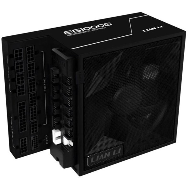 Lian Li Napajanje 1000W Lian Li EDGE 80PLUS Gold PCIe 5.1, ATX 3,1 USB HUB, Crno