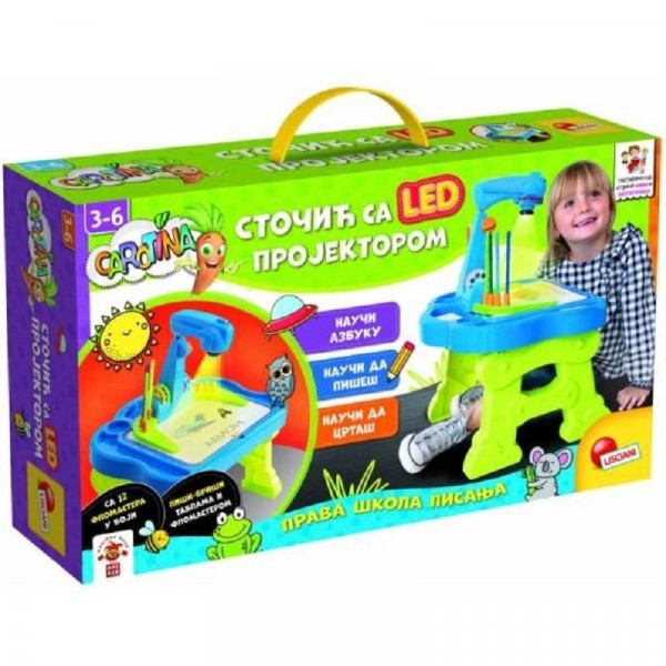 LISCIANI Carotina SR Edukativni Sto sa LED projektorom RS88614