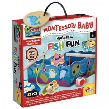 LISCIANI Montesori Edukativna kutija Fish Fun 98354
