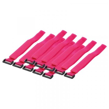 LOGILINK Čičak trakice za vezivanje kablova Velcro 500x20mm 10kom (Roze)