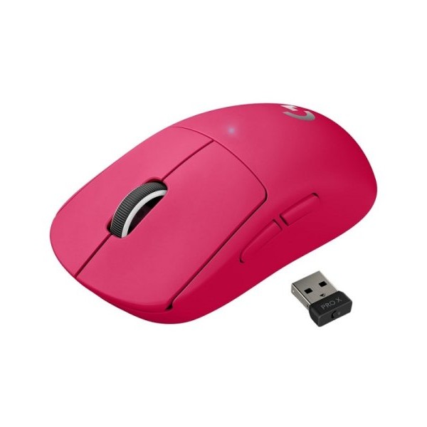 LOGITECH G Pro X Superlight 2 LightSpeed Wireless Gaming Mouse, Magenta