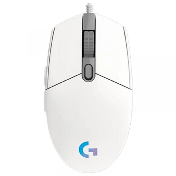 LOGITECH LOGITECH Gejmerski miš G203 LIGHTSYNC (Beli)