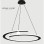 LUNA 262 LUSTER 60W 3000K CRNA