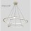 LUNA 263 LUSTER 105W 3000K MESING