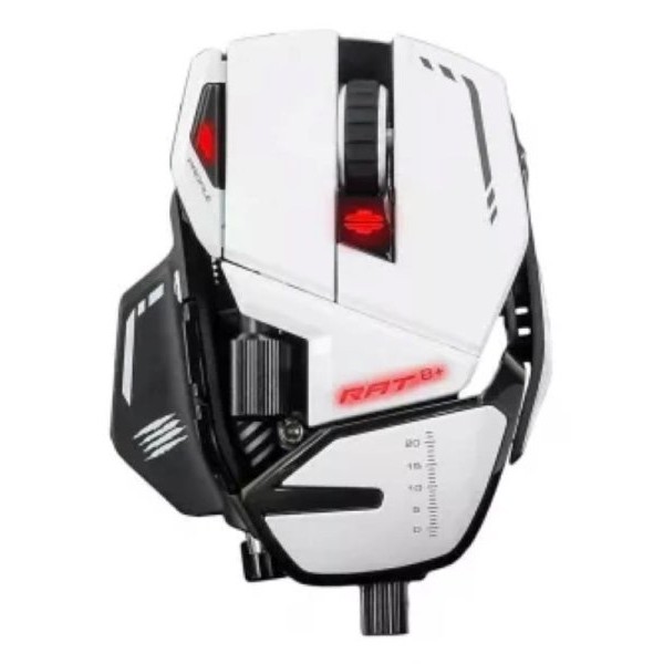 Madcatz RAT8 Gaming Mouse White