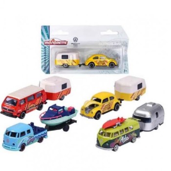 MAJORETTE VW premium vozilo sa prikolicom ASST