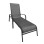 MAKAO Ležaljka metalna 200x67x44 cm siva TT 710030