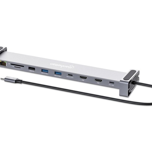 MANHATTAN 10u1, dual HDMI docking station (190398)
