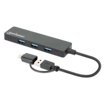 MANHATTAN 180863 2u1 4port USB HUB