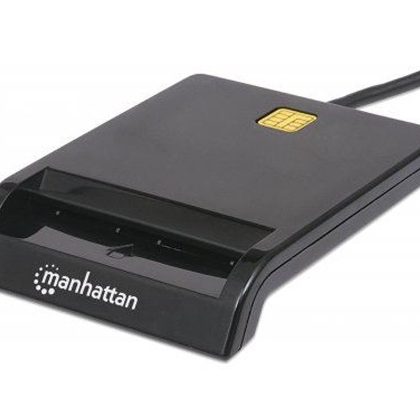MANHATTAN Smart Card Reader USB položeni (za biometrijske licne karte)