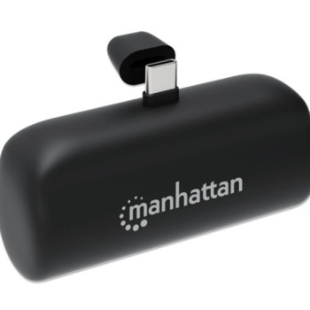 MANHATTAN Powerbank Manhattan 1026336 5000mAh 10W/Black/USB-C