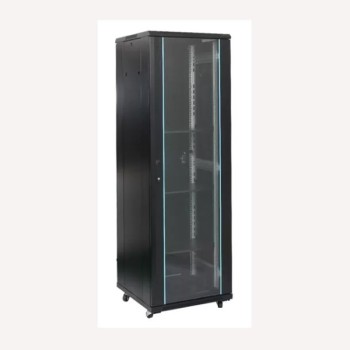 MAXPRO LINE Rack orman samostojeći, 27U, 600x600, staklena vrata