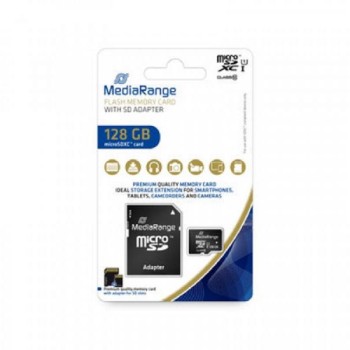 MEDIARANGE Memorijska kartica microSDXC 128GB MR945 + sd adapter C10 041-0233