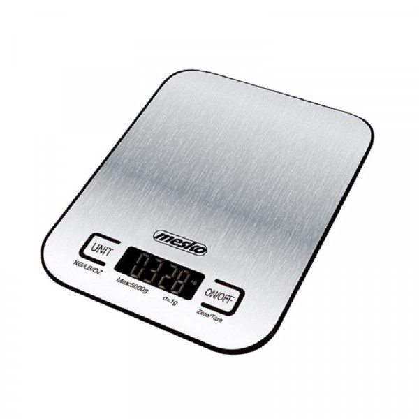 MESKO Kuhinjska vaga Inox crna MS3169B