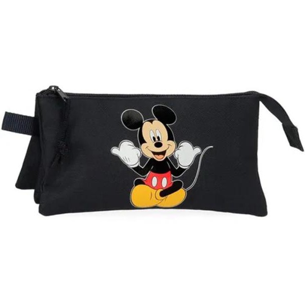 MICKEY CHEERFUL prazna pernica sa 3 pregrade