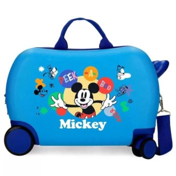 MICKEY Dečji kofer za put i vožnju Disney Peek-a-boo blue 42210 plavi