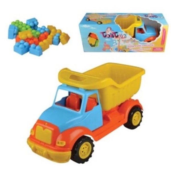 MILENIJUM Magične kockice - kamion đubretarac 43 cm, 38 delova velike kocke