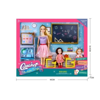 Milla Toys Lutka učiteljica sa dodacima I lutkicama 11/02090