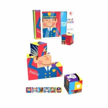 Milla Toys Puzzle kocke 6u1 Profesije 91/70737