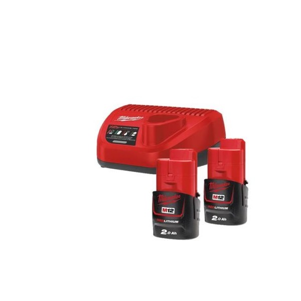 MILWAUKEE Set baterija 12V i punjača – M12NRG-202