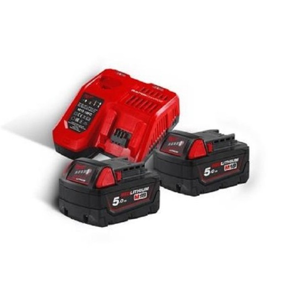 MILWAUKEE Set baterija 18V i punjača – M18NRG-502