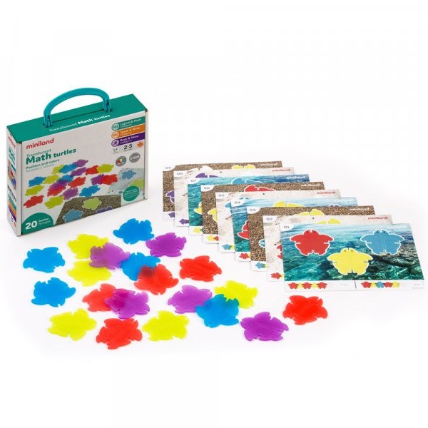 MINILAND Prozirne matematičke kornjače 31792
