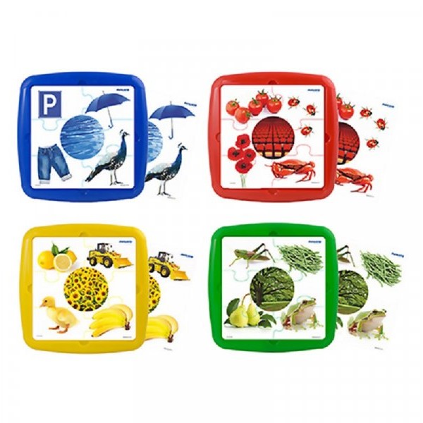 MINILAND Set 4 puzzle - osnovne boje