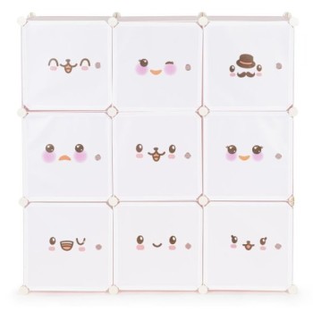 ModernHome Dečiji ormar sa 9 polica Emoji