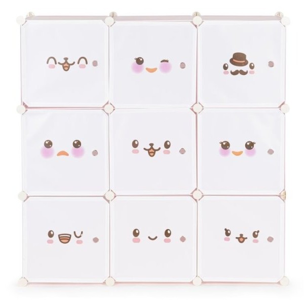 ModernHome Dečiji ormar sa 9 polica Emoji