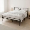 ModernHome Krevet sa metalnim ramom 140x200 cm sa podnicom Black Frame (DNYSF165A)