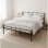 ModernHome Krevet sa metalnim ramom 140x200 cm sa podnicom Black Frame (DNYSF165A)