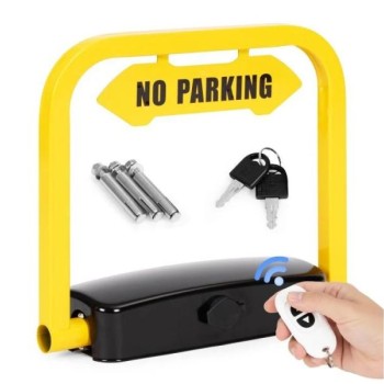 ModernHome Parking barijera sklopiva 35 cm ugaona sa ključem, daljinskom kontrolom i alarmom (DNPL-001)