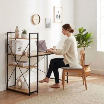 ModernHome Radni sto 120x60 cm sa policama Light Style