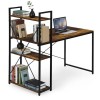 ModernHome Radni sto 120x60 cm sa policama Loft Style