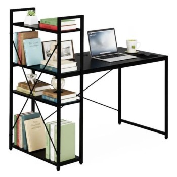 ModernHome Radni sto sa policama Black (TH-SD-1)