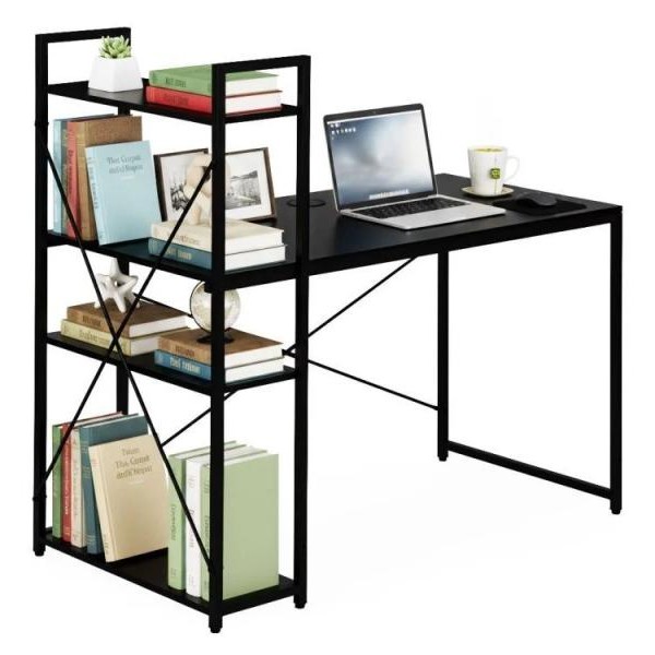 ModernHome Radni sto sa policama Black (TH-SD-1)