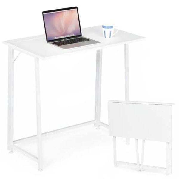 ModernHome Sklopivi sto za laptop White 80x45 cm (TH-FD-5)
