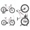 ModernHome Stalak za bicikle 3in1 Black Service Bike Holder (PBRS002)