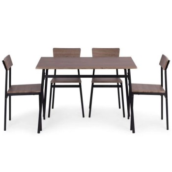 ModernHome Trpezarijski set Sto + 4 stolice Malmo