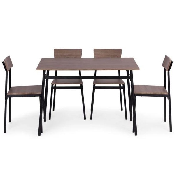 ModernHome Trpezarijski set Sto + 4 stolice Malmo