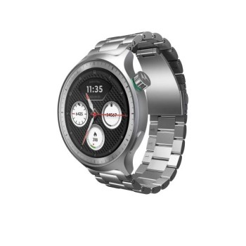 MOTOROLA Moto watch Matte Silver + PANTONE Herbal Garden band